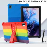 สำหรับ TCL NXTPAPER MAX 10 10.36 \ "ฝาครอบแท็ปเล็ตพีซี TCL 10 Tab Max 4G ขาตั้ง TCL Tab Pro 5G เคสซิลิโคนกันกระแทก