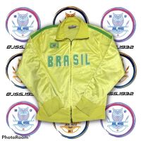 Top-quality Oldschool Vintage Retro Second ORIGINAL BRASIL Team Jackets / Tracktop