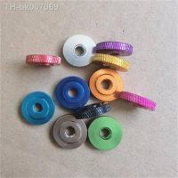 ۞♕  5/10pcs/lot M3 M4 M5 M6 m8 colourful aluminum small step thin  hand tighten thumb nut