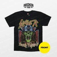 Ready Stock [1127] Slayer- wehrmalht-เสื้อยืดสีดำ Baju band Lay ROCK