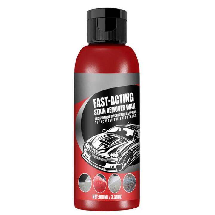 Car Stain Removal Wax Safe and Durable Glazing Protection Wax Paint Car