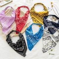 [A innovation]หูฟัง☁Rand Sablon Bunga Bandanas ผมผ้าพันคอ Headwrap Headwrap ยืดหยุ่น Headbands Headbands FLOE