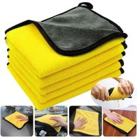 Haywood1 30x60CM Microfiber Car Super Absorbent Drying Rag for Cars Polishing Household Window Cleaning Tools