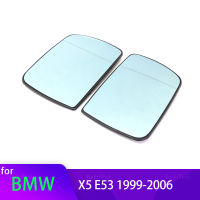 ด้านข้างกระจกมองหลังความร้อนกระจกอุ่นเลนส์ Fit สำหรับ BMW X5 E53 1999 2000 2001 2002 2003 2004 2005 2006รถอุปกรณ์เสริม