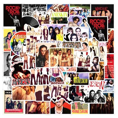 10/30/50pcs/pack Maneskin Italy Rock Band Singer Stickers For Luggage Gift Box Notebook Computer Refrigerator Skateboard Trunk Stickers Labels