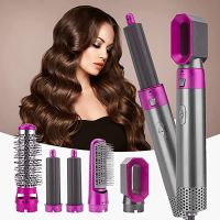 ♗♧ 5 in 1 Hair Styler Hair Dryer Brush Ionic Electric Hot Comb Detachable Brush for Straightening Automatic Curling Styling