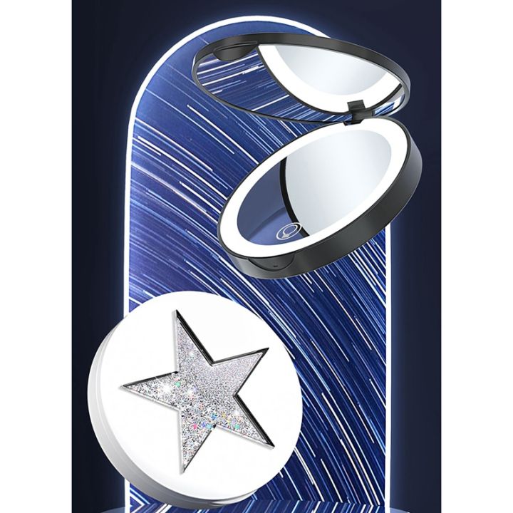 portable-double-sided-folding-cosmetic-mirror-female-gifts-with-stars-mini-makeup-mirror-compact-pocket-mirrors