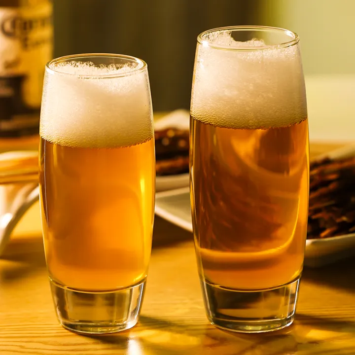 Beer glass 6 Pack home personality big draft beer glass bar glass wheat