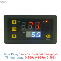 SPHO Xiab ZHIMA DC 12V 20A Digital Display Time Delay Relay Timing Timer Cycling Module 0-999h