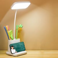 ▨卐 Desk Lamp 3 BrightnessDesk Lights for Home OfficebLED Study Lamp with Pen Holder Desktop Study Desk Lamp for College Dorm Room