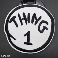 [hot] Sing Thing 1 2 Iron Embroidered Combat Clothing Stickers Garment Apparel Accessories