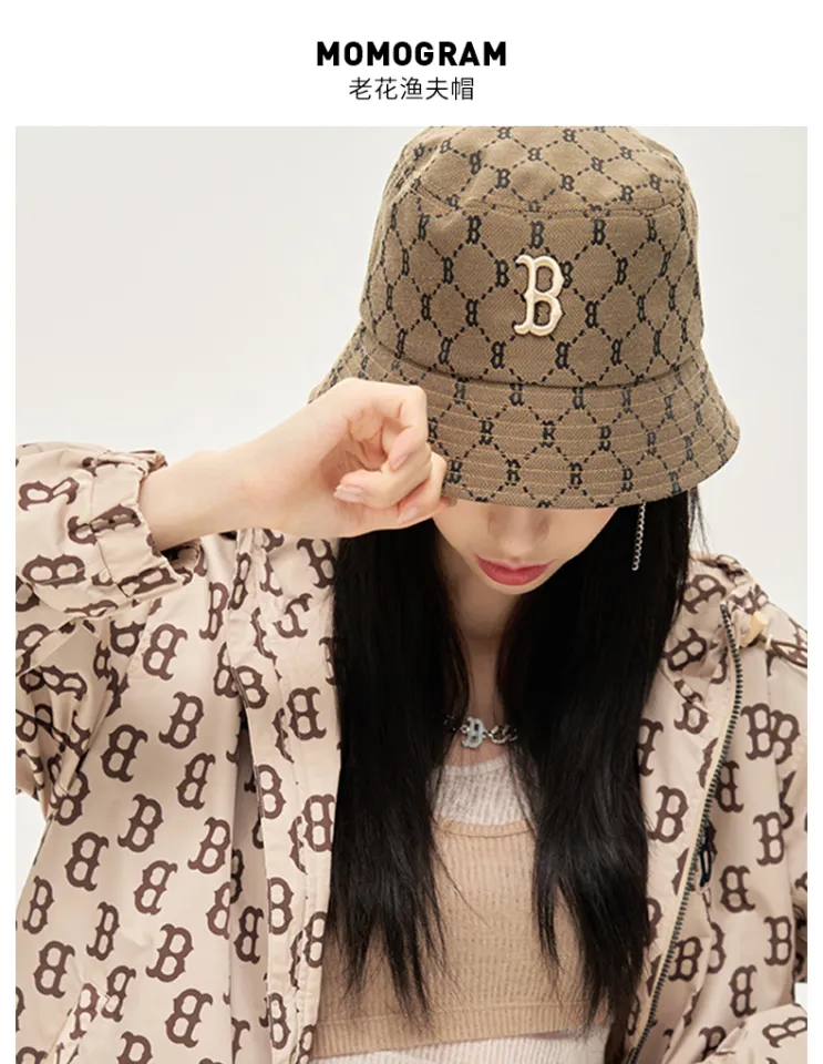 Louis Vuitton Monogram Pattern Bucket Hat In Black/Brown - Praise
