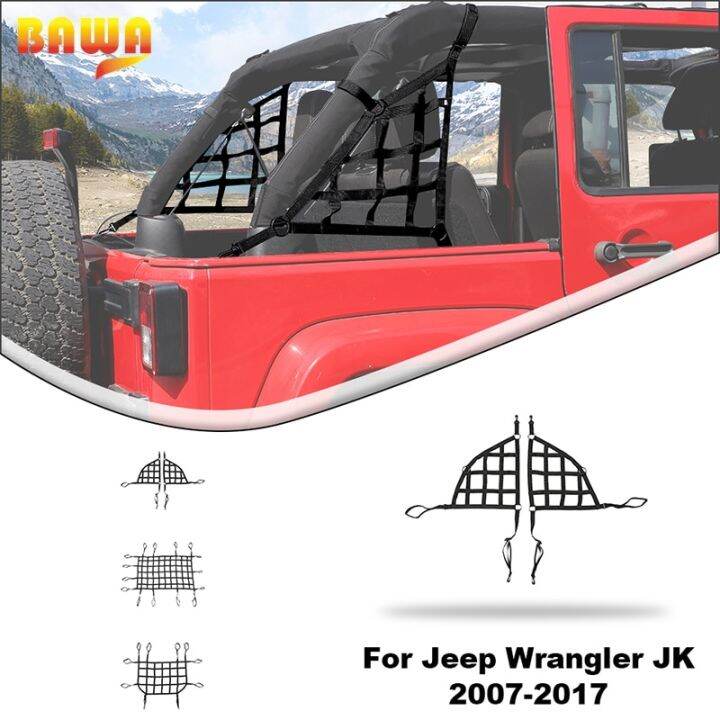 BAWA Car Top Roof Cover Multifunctional Net Side Body Trunk Cargo Net