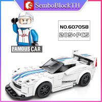 Sembo Block 607058 เลโก้รถแข่ง รถสปอร์ต พร้อมมินิฟิกเกอร์ 1ตัว จำนวน 205 ชิ้น