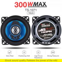 2ชิ้นลำโพงรถยนต์4นิ้ว2ทาง300W สำหรับรถยนต์ทั่วไประบบเสียงไฮไฟซับวูฟเฟอร์ความถี่เต็มย่านลำโพงเสียงทุ้มโคแอกเซียล