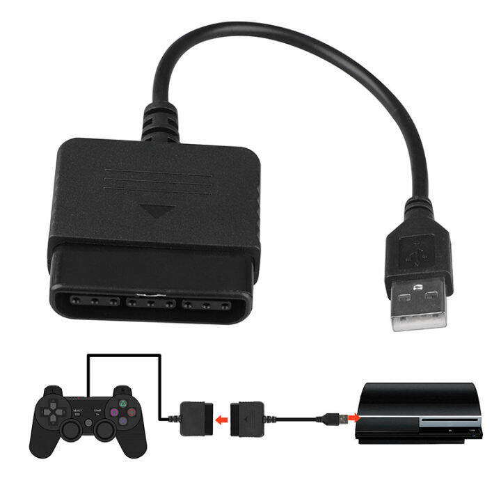 Fkend For PS2 to PS3 Controller Adapter PlayStation 2 to USB Cable for ...