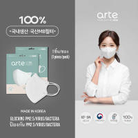 [100 Pcs Arte KF94 mask_Made in Korea] หน้ากากอนามัยเกาหลีแท้ KF-94 ผลิตในเกาหลี 100 ชิ้น