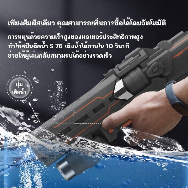 ปืนฉีดน้ำ-ปืนฉีดน้ำไฟฟ้าขนาดใหญ่-ดูดน้ำด้วยปุ่มเดียว-electric-water-gun-ความจุขนาดใหญ่-750ml-ปืนฉีดน้ำขนาดใหญ่-electric-burst-digital-display-ช่วง-12-m