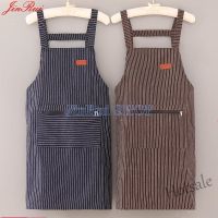 【hot sale】✕❅ D13 Big sales Cotton Apron Bib Waterproof Oil-Proof Wipe hands House hold Kitchen Hand-Erasable No Sleeve Apron