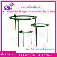 ห่วงรดน้ำอัตโนมัติ Hydro Hat Dripper Halo water ring 12 inch Drip Ring Watering1/2" Inlet for Garden Hydroponics