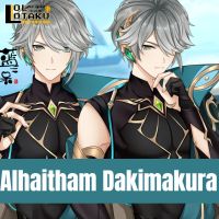 Alhaitham Dakimakura Genshin ผลกระทบ Sumeru ปลอกหมอนโยนปลอกหมอนตัวเต็มหมอนครอบคลุมตกแต่งบ้านเครื่องนอน Otaku ของขวัญ