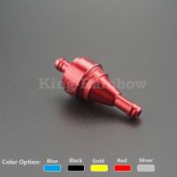 【cw】Motorcycle accessories New Red Aluminum Oil Gas Fuel Filter Mini Pocket For Motorcycle Pit Dirt Bike ATV Quad Gas Push Bicycle