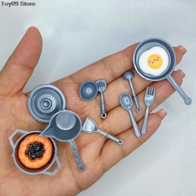 ﹍♠ Doll House Knives And Forks Kitchen Utensils Miniature Items Mini Food For Dolls Mini Cutlery For Doll House Kitchen Miniature