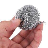 16 PCS Stainless Steel Sponges Scrubbers, Utensil Scrubber Scouring Pads Ball for Removing Rust Dirty Cookware Cleaner