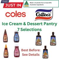 Coles / Cottees Ice Cream &amp; Dessert Pantry (7 Selections)