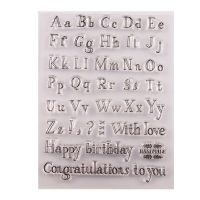 Happy Birthday Silicone Clear Stamp Seal DIY Scrapbook Embossing Album Decor Craft Art