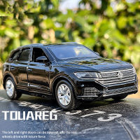 1:36 Volkswags Touareg SUV ล้อแม็กรถยนต์รุ่น D Iecasts โลหะของเล่นยานพาหนะรถรุ่นจำลองดึงกลับคอลเลกชันเด็กของเล่นของขวัญ