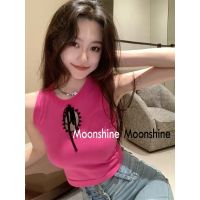 COD DSFGERRTYTRRE Moon เสื้อครอป เสื้อสายเดี่ยว ย้อนยุค y2k 2023 NEW 23020710