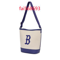 Mlb Bag 23 Spring/Summer New Fashion Cnk Matching Label Canvas Bucket Bag Ny Retro Shoulder Bag Womens Fashion Handbag