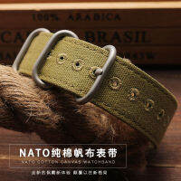 For ZULU Fabric Military watchband for Nato watch Climbing Sports wristband straps 20 22 24 26mm Cotton canvas bracelet