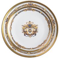 Bone China Dish Tableware Household 8-Inch Dish European Shallow Plate Hotel Plate 10-Inch Western Plate Large Plate Dish