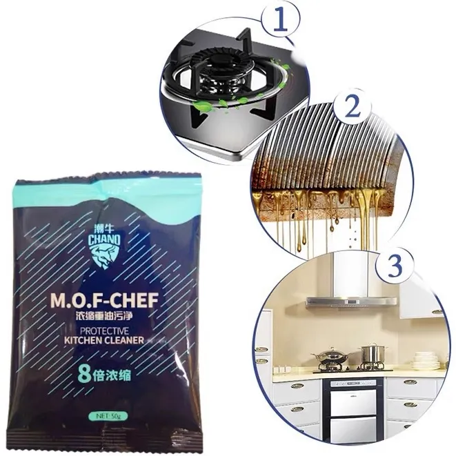  MOF CHEF Cleaner Powder, Bubble Cleaner Foam, MOF CHEF