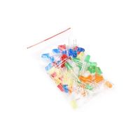 100pcs 5olor X 20pcs  5mm   LED Light Assorted Kit DIY LEDs Set White Yellow Red Green Blue Orange WATTY Electronics