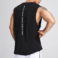 Muscle Fitness Brothers เสื้อกล้ามฟิตเนสรุ่นใหม่ฤดูร้อนเสื้อผู้ชายวิ่งกลางแจ้งกีฬาลำลองแขนกุด