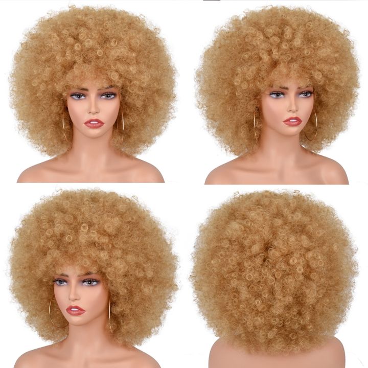 short-synthetic-afro-wigs-for-black-women-african-black-pink-fluffy-soft-cosplay-natural-hair-afro-kinky-curly-wig-with-bangs