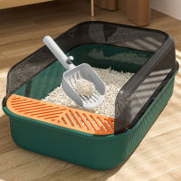 Cat Litter Excrement Training Sand Litter Cat Dog Tray With Scoop Toilet Bedpan Splashproof Dog Toilet Supplies