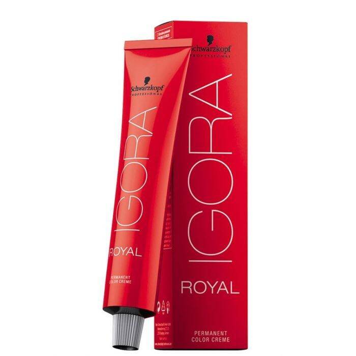 SCHWARZKOPF IGORA ROYAL PERMANENT COLOR CREME 60ML + DEVELOPER 60ML ...