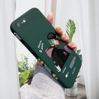 (คลังสินค้าพร้อม) เคสมือถือสำหรับ iPhone 6 Plus 6 + /iPhone 6S บวก6S + เคสโทรศัพท์สำหรับเด็กชายหญิงอะนิเมะ Roronoa Zoro เคสขอบด้านข้างเหลวกล้องปกป้องฝาหลัง