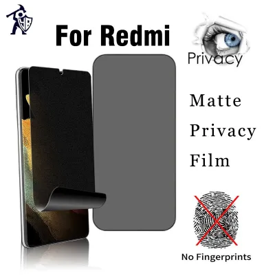 3Pcs Anti-Spy Hydrogel Film For Xiaomi Redmi K60 Pro K50 Gaming Matte Privacy Screen Protector For Redmi Note 12 11 10 9 8 7 5G