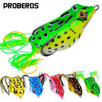 Thunder Frog Fishing Lure ว่ายน้ำเหมือนจริงเหยื่ออ่อนประดิษฐ์พร้อมตะขอซ่อนคู่อุปกรณ์ตกปลา