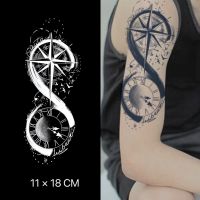 【Mars Tattoo】NEW Technology Magic, Long Lasting 2 Weeks, Semi-Permanent tattoo,Temporary Tattoo, tattoo sticker, Fake Tattoo, Compass, D205