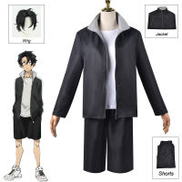 Yamori Kō Cosplay Costume Wig Coat Anime CALL OF THE NIGHT Men Boy Uniform Accessories Halloween Christmas Carnival Full Set