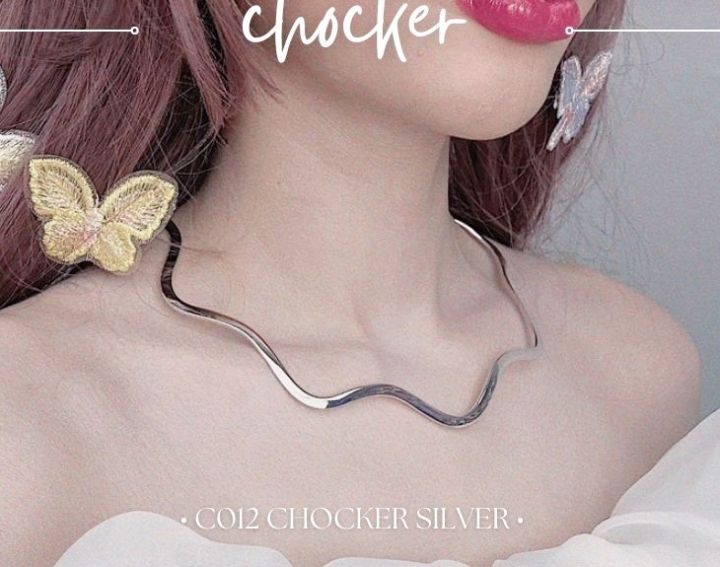 chocker-เงินแท้92-5-แบบแข็ง-ทรงตัวได้ดี-หน้ากว้าง-4-mm-หนัก-2-1-บาทตัน-ยาว-16-นิ้ว-งานไทย