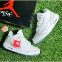 2023 HOT Original ΝΙΚΕ Ar J0dan 3 Pure White Men Fashion Basketball Shoes Trendy Sports Shoes （Free Shipping）