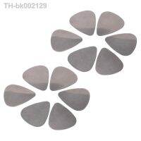 ₪△▣ 12X Stainless Steel Guitar Picks - Silver