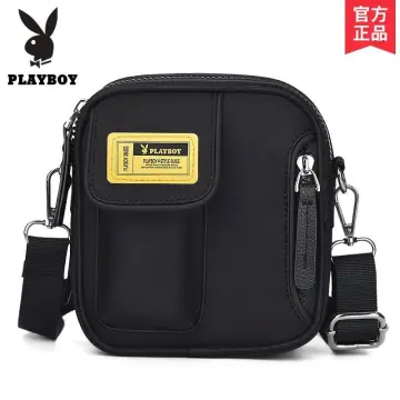 Buy Playboy Men's Small Sling Bag / Crossbody Bag - Black 2024